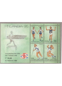 FINLANDIA 1994 sportivi di origine Finlandese atletica Unificato Bf 12